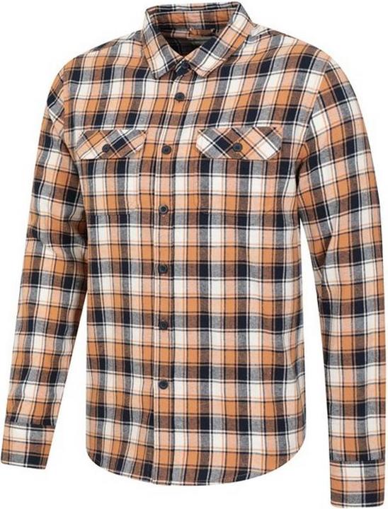 Actual product image Mountain Warehouse Mens Trace Flannel Long-Sleeved Shirt (XS)