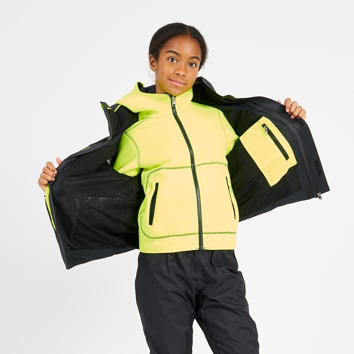 Produktbild Tribord Regenjacke Segeljacke Kinder wasserdicht winddicht - Sailing 300 dunkelgrau (10, 11, 12)