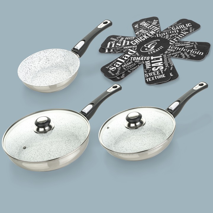 Actual product image Genius Cerafit Mont Blanc (28 cm, Frying pan, Ceramic, Stainless steel)