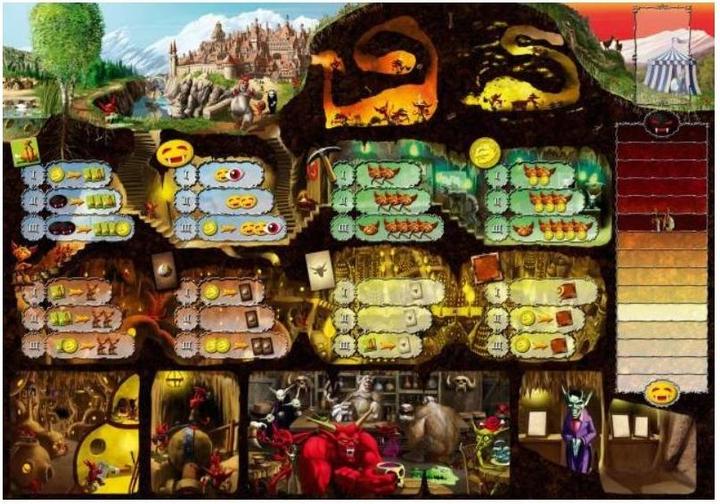 Actual product image CZ012 - Dungeon Lords, Board Game, for 2-4 Players, from 14 Years (German)
