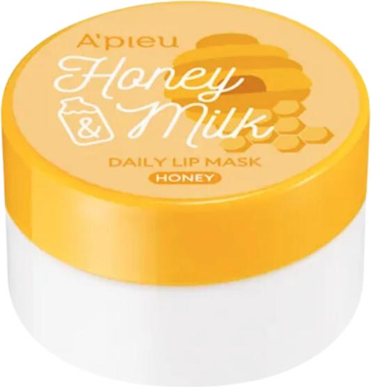 Image du produit A'Pieu - Honey and Milk Daily Lip Mask - Honey - 6 g (Soin des lèvres teinté)