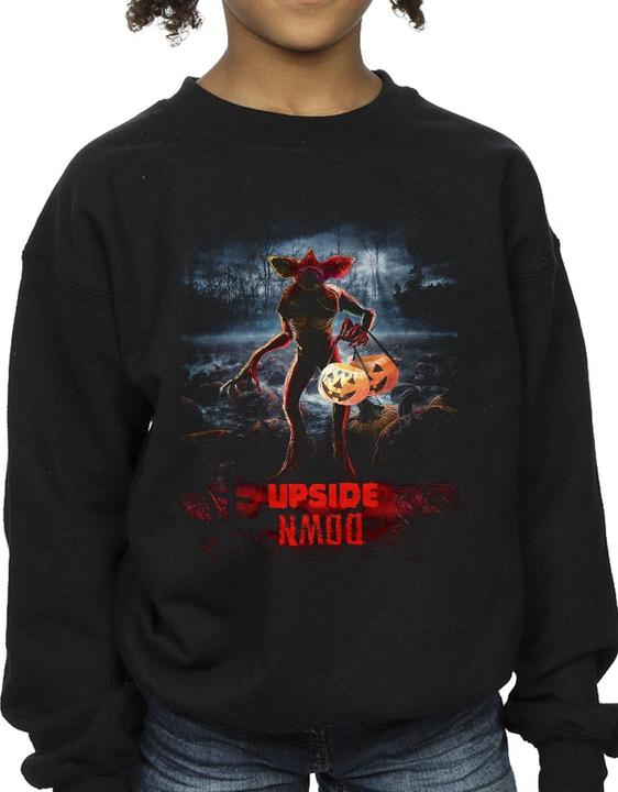 Immagine prodotto Netflix Stranger Things Pumpkin Upside Down Felpa Ragazze (128)