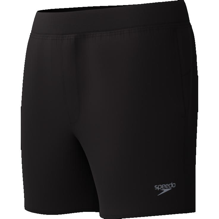 Speedo, Uomini, Costume da uomo, 4way Flex Solid Volley, Nero, (L)