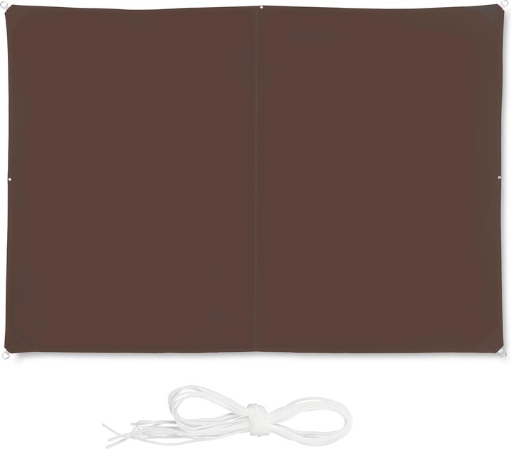 Actual product image Relaxdays Brown Rectangular Awning (300 x 200 x 0.5 cm)