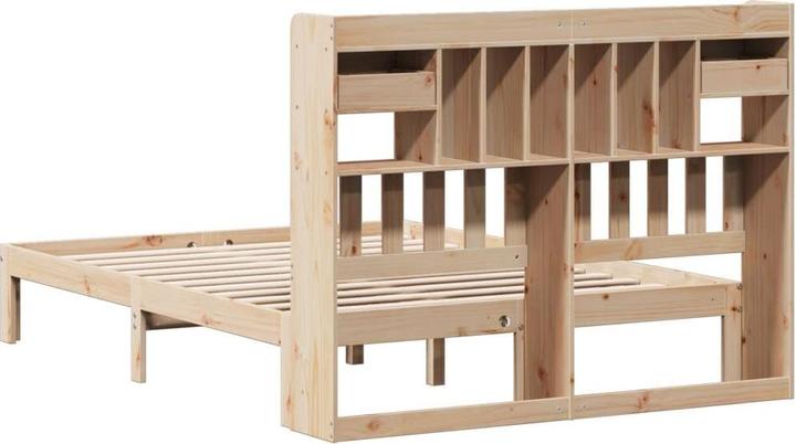 Produktbild vidaXL Bett mit Regal (140 x 200 cm)