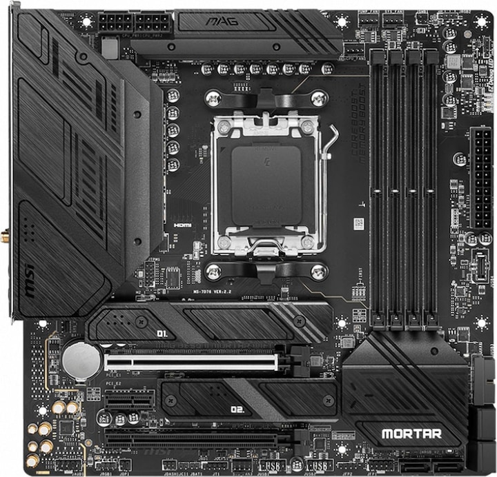 Produktbild MSI MAG B650M Mortar WIFI (AM5, AMD B650, mATX)