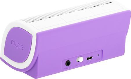 Actual product image Nyne Mini - Speaker - Portable - Wireless - 5 Watt (Total) - White, Purple (Mini Purple) (10 h, Rechargeable battery operated)
