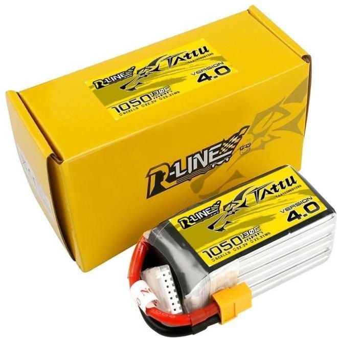 Produktbild Tattu RC-Akku LiPo 1050 mAh 22.2 V 130C R-Line, V4.0 (22.20 V, 1050 mAh)