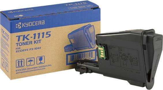 Actual product image Kyocera 1T02M50NL0TK-1115 toner 1,600 pages ISO/IEC 19752 black FS 1041 (FC)