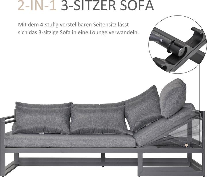 Immagine prodotto Outsunny Set di mobili da giardino 3 pezzi