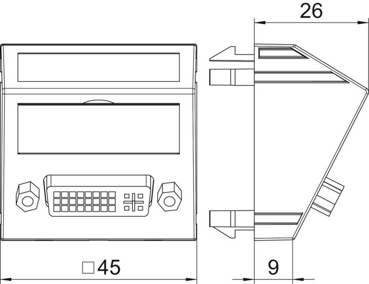 Produktbild OBO Bettermann Multimediaträger (Kabeldurchlass, 2.60 cm)