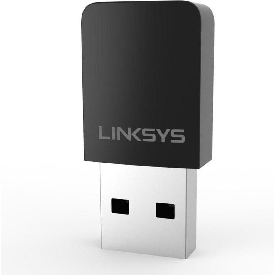 Thumbnail - Linksys Wusb6100m-Eu (USB 2.0), Netzwerkadapter, Schwarz