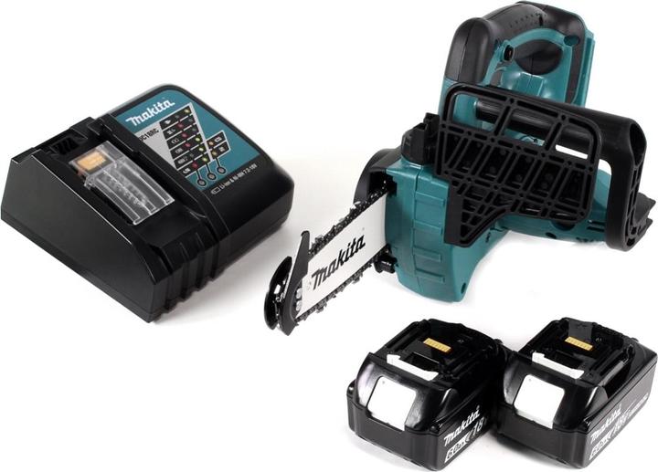 Produktbild Makita DUC 122 RG 18 V Li-Ion Akku Kettensäge + 2x BL1860 6,0 Ah Akku + DC18RC Ladegerät (Akku Kettensäge)