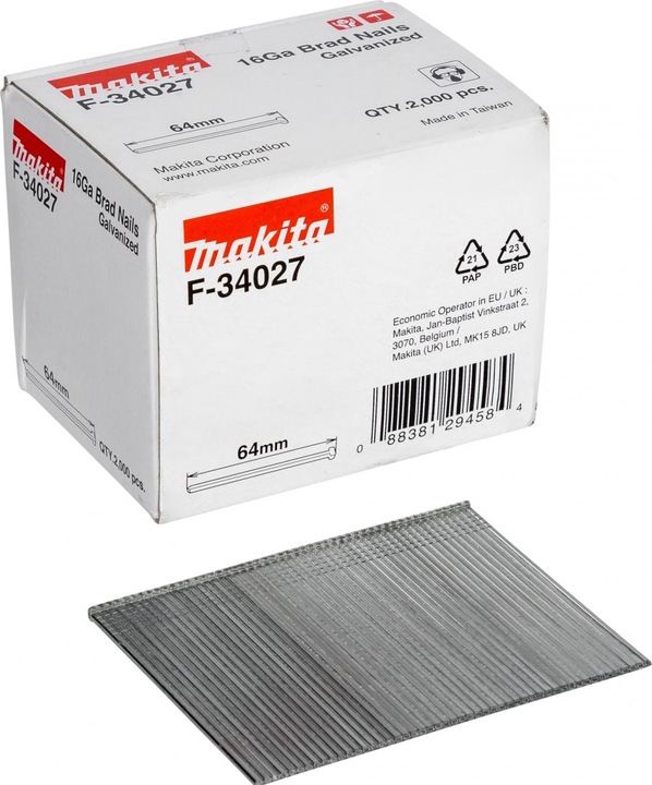 Immagine prodotto Makita BRAD 16GA 1.6X64MM 2000PC
