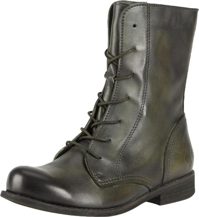 Actual product image Felmini Wide Fit W103 lace-up boot made of genuine leather, with inner zip and low heel. (41)