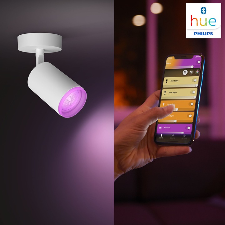 Image du produit Philips Hue Fugato Base BT (1400 lm, GU10)