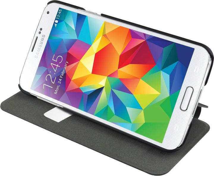 Actual product image Mobiparts Slim Folio Case Samsung Galaxy S5 Mini Black (Samsung Galaxy S5 Mini)