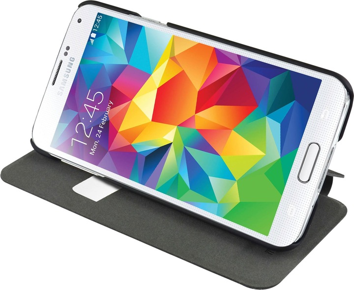 Productafbeelding Mobiparts Slim Folio Case Samsung Galaxy S5 Mini Black (Samsung Galaxy S5 Mini)