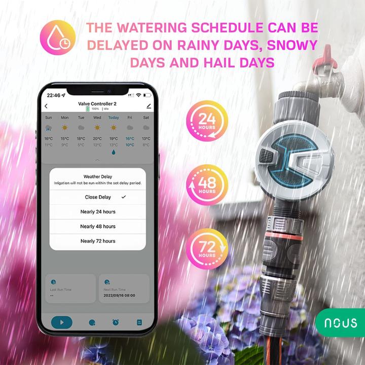 Image du produit Nous Minuteur d'irrigation Bluetooth intelligent L11
