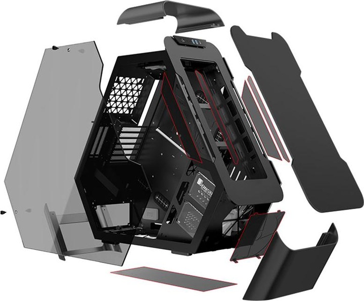 Produktbild Jonsbo TR03-G Showcase (ATX, mATX, Mini-ITX)