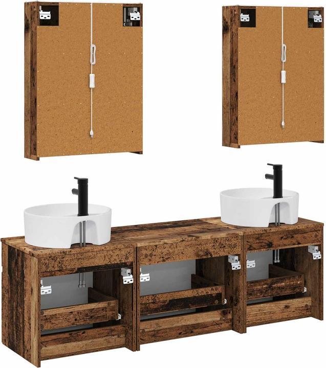 Produktbild vidaXL Badezimmerschrank-Set
