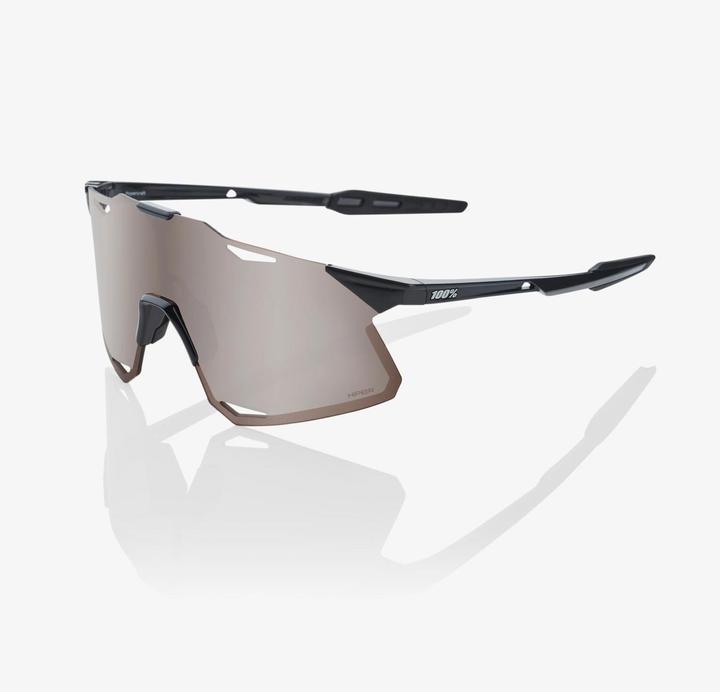 Actual product image 100% Glasses Hypercraft Gloss (Black, Silver)