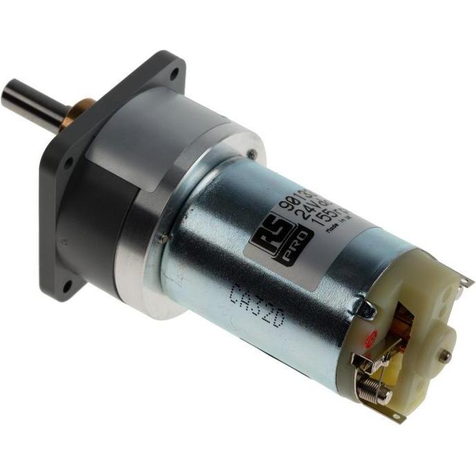 RS PRO, Motore elettrico, Motoriduttore DC 24V, 100 mNm, 155 rpm