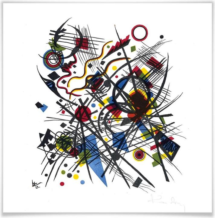 Immagine prodotto Trenddeko Kandinsky - Litografia per la cartella Bauhaus (40 x 40 cm)