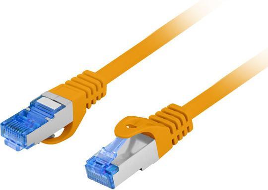 Actual product image Lanberg Patchcord Cat.6a S/Ftp Lszh Cca 1m Pomarańczowy Fluke Passed (CAT6a, 1 m)