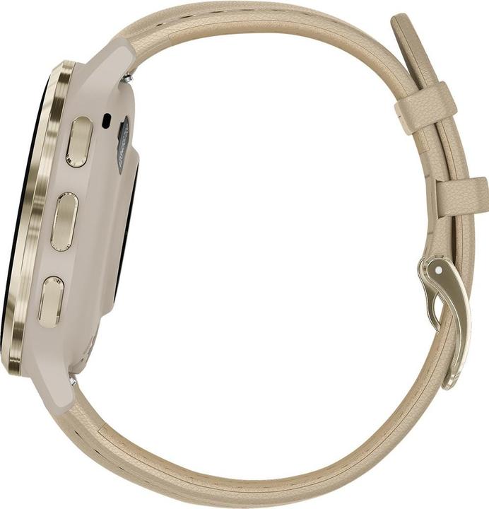 Immagine prodotto Garmin Smartwatch VENU 3S (18 mm, Acciaio inossidabile, Cuoio, Materiale sintetico, Pelle di vitello)