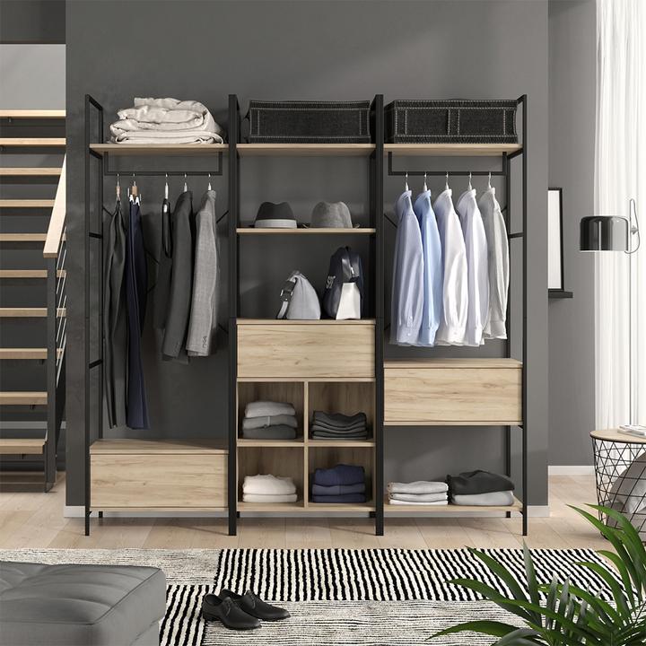 Actual product image Vicco Enya (40 x 40 x 180 cm)