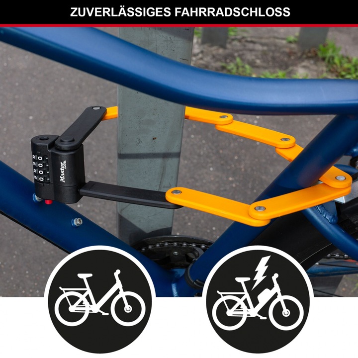 Produktbild Master Lock Faltschloss mit Zahlenschloss 8336EURDPRO