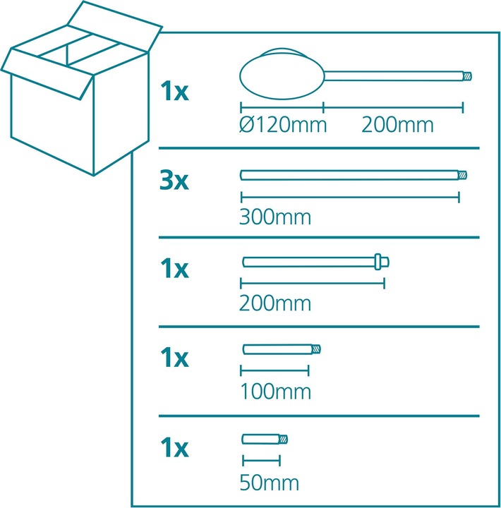 Actual product image EGLO Extension (Duct, 157 cm)