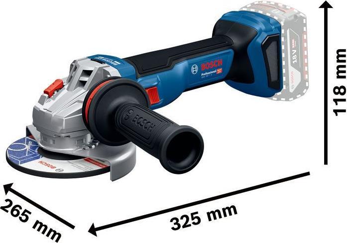Produktbild Bosch Professional Bosch Winkelschleifer GWS 18V-11 S (solo, C) (125 mm)