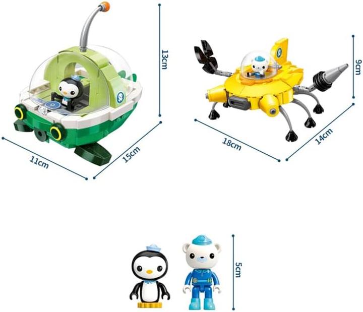 Produktbild Qman Die Oktonauten - GUPPY D + E Set