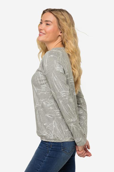 Produktbild Laurasøn T-Shirt, Boote Print, OEKO-TEX (XL)