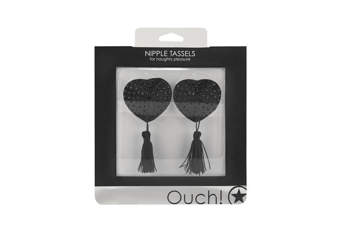 Actual product image Ouch! Nipple Tassels - Heart