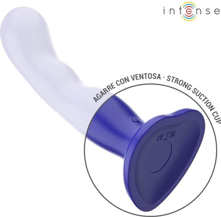 Actual product image Intense Shorty Vibrator Mit Saugnã„Pfen Blau Fernbedienung