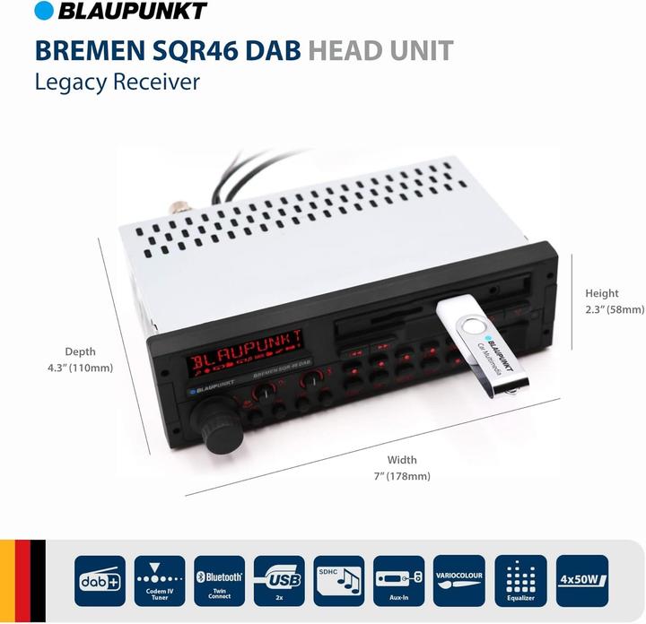Actual product image Blaupunkt Bremen SQR 46 DAB