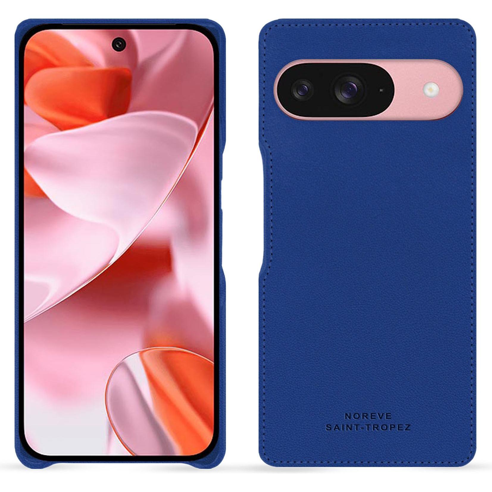 Noreve Lederschutzhülle (Google Pixel 9), Smartphone Hülle, Blau