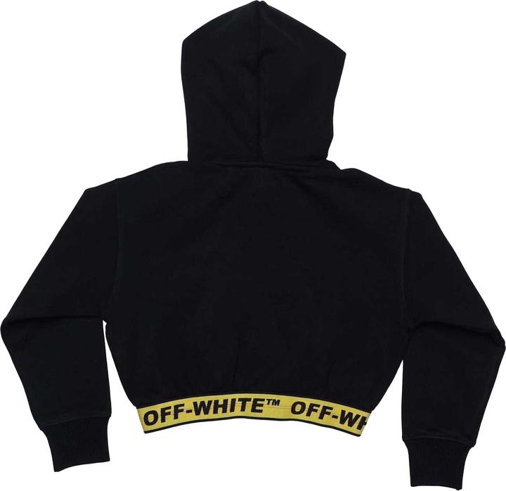 Immagine prodotto Off Felpa Corta con Cappuccio Logo Bambini (140)