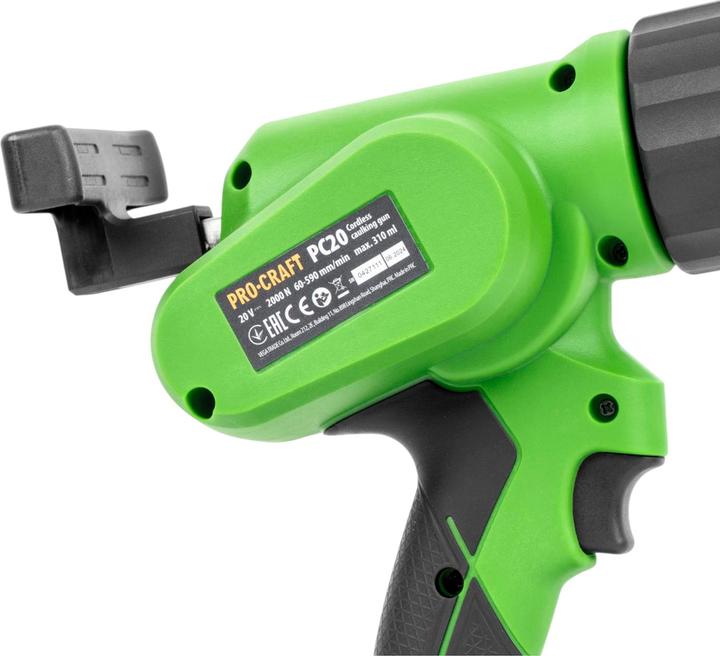 Produktbild Procraft PC20bb Akku Kartuschenpistole 20 V 2000 N 280 - 310 ml Solo - ohne Akku, ohne Ladegerät