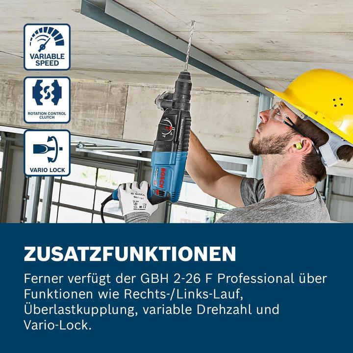Produktbild Bosch Professional Bohrhammer mit SDS plus GBH 2-26 F, Handwerkerkoffer
