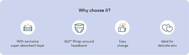 Immagine prodotto Pillo Enjoy Parenting (Dimensione 4, Pacco trasportabile, 132 pz.)