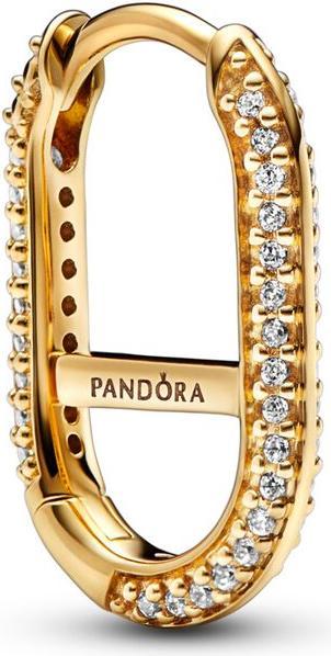 Image du produit Pandora Boucles d'oreilles Me Pavé Link (Métal, Plaqué or)