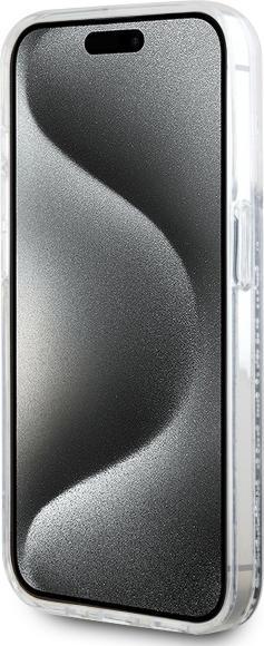 Actual product image Karl Lagerfeld Liquid Glitter Karl and Choupette Heads MagSafe Case for iPhone 15 Pro Max Transparency (Apple iPhone 15 Pro Max)