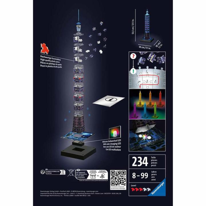 Produktbild Ravensburger 3D 216 Stk. - Taipeh (216 Teile)