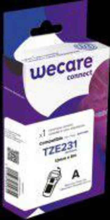 Produktbild Wecare Schriftband kompatibel zu Brother TZE-231 (1.20 cm, Weiss)