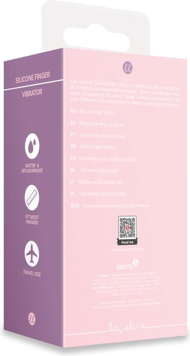 Productafbeelding Loveline Silicone Finger Vibrator - Touch of Pink