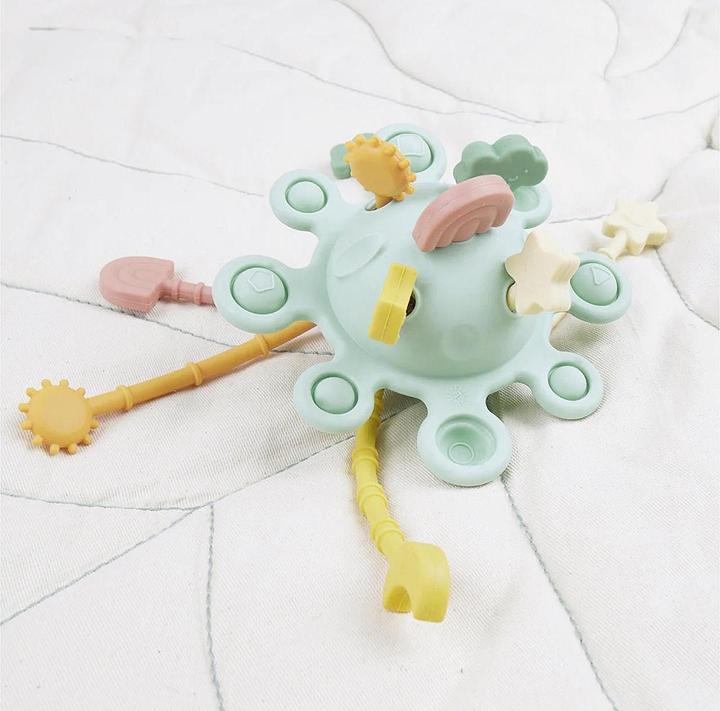 Actual product image Bieco Silicone activity toy eucalyptus